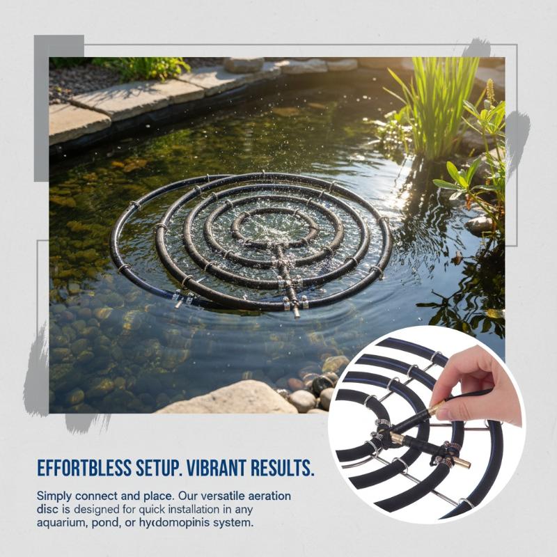 Fish Pond Aerator - 1pcs 304 Stainless Steel Koi Fish
