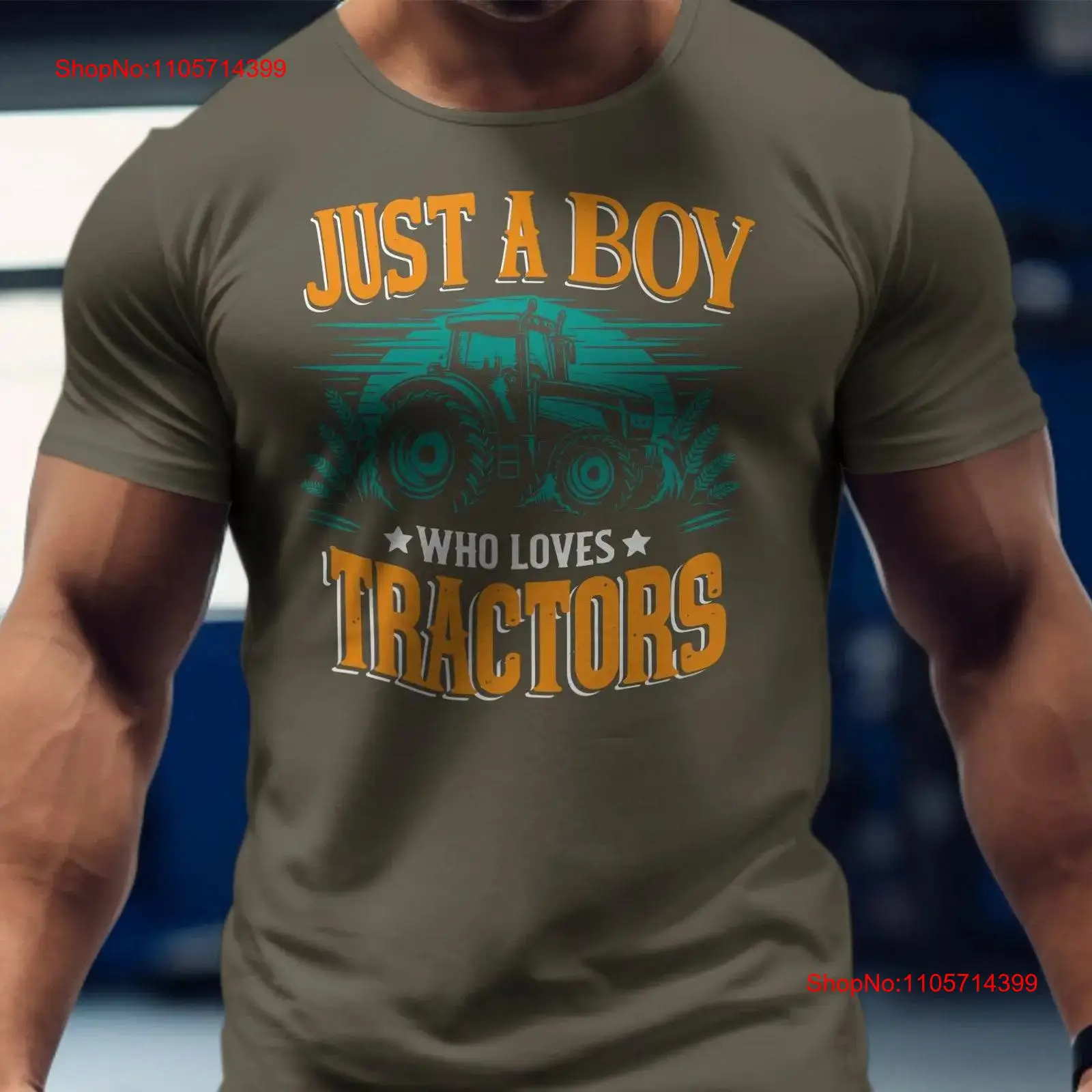 Agriculture Farming For Kids - Boys Tractor T Shirt Just A