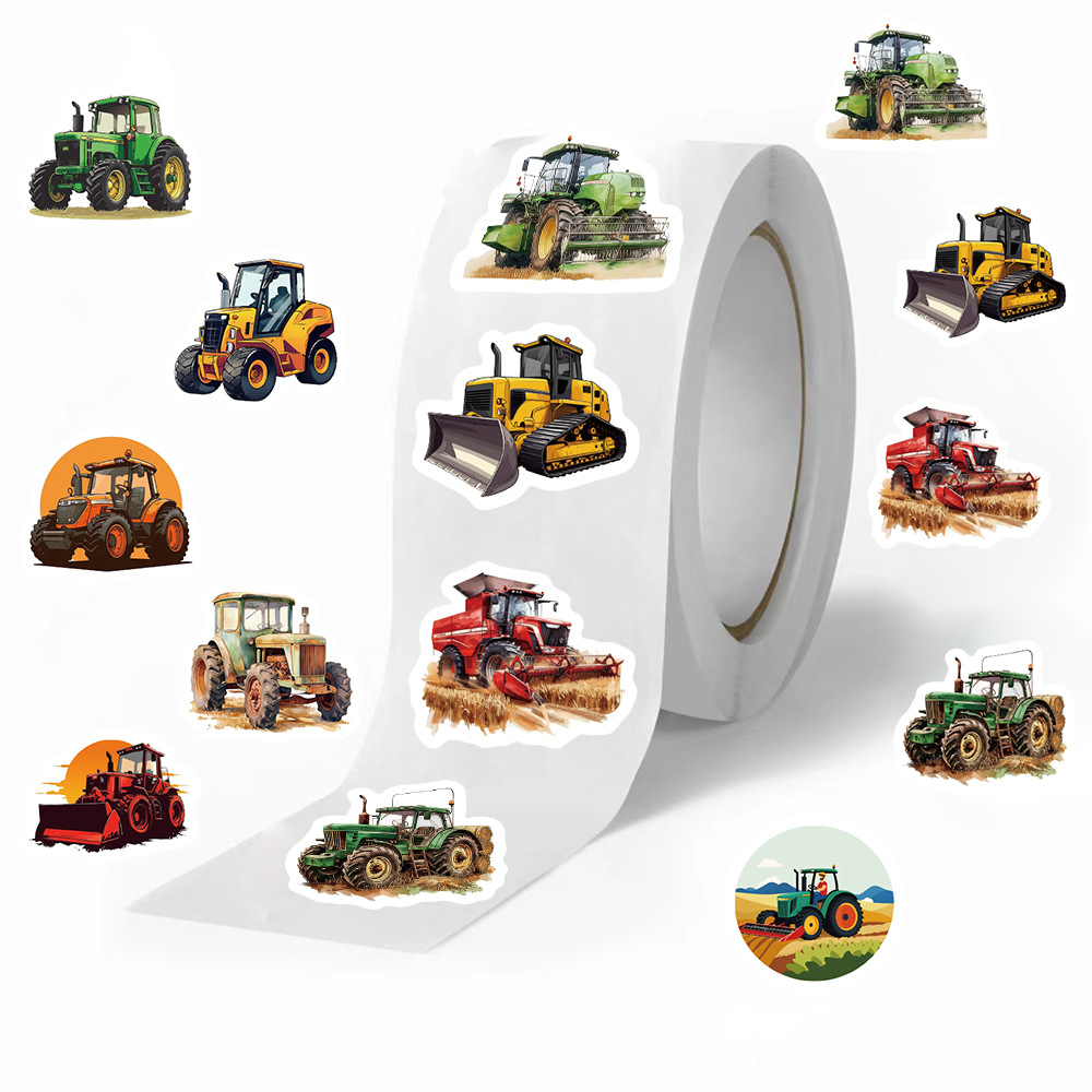 500Pcs Farm Tractor Stickers R - Agriculture Farming For Kids recension och pris