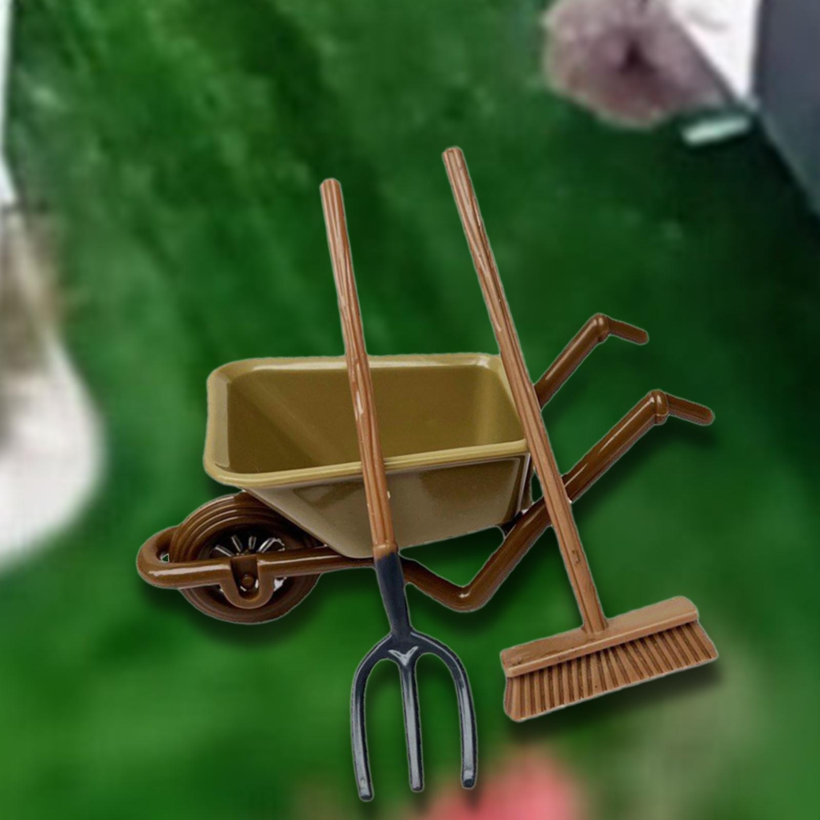3x 1:12 Dollhouse Farm Tools A - Agriculture Farming Vehicles recension och pris