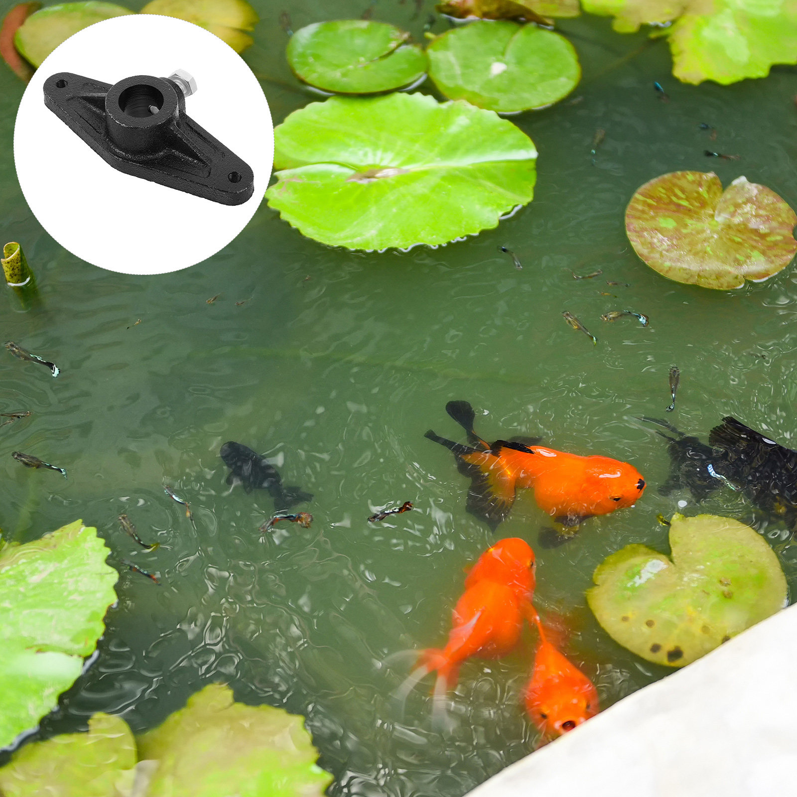 Fish Wheel Crank Handle Black  - Fish Pond Aerator recension och pris