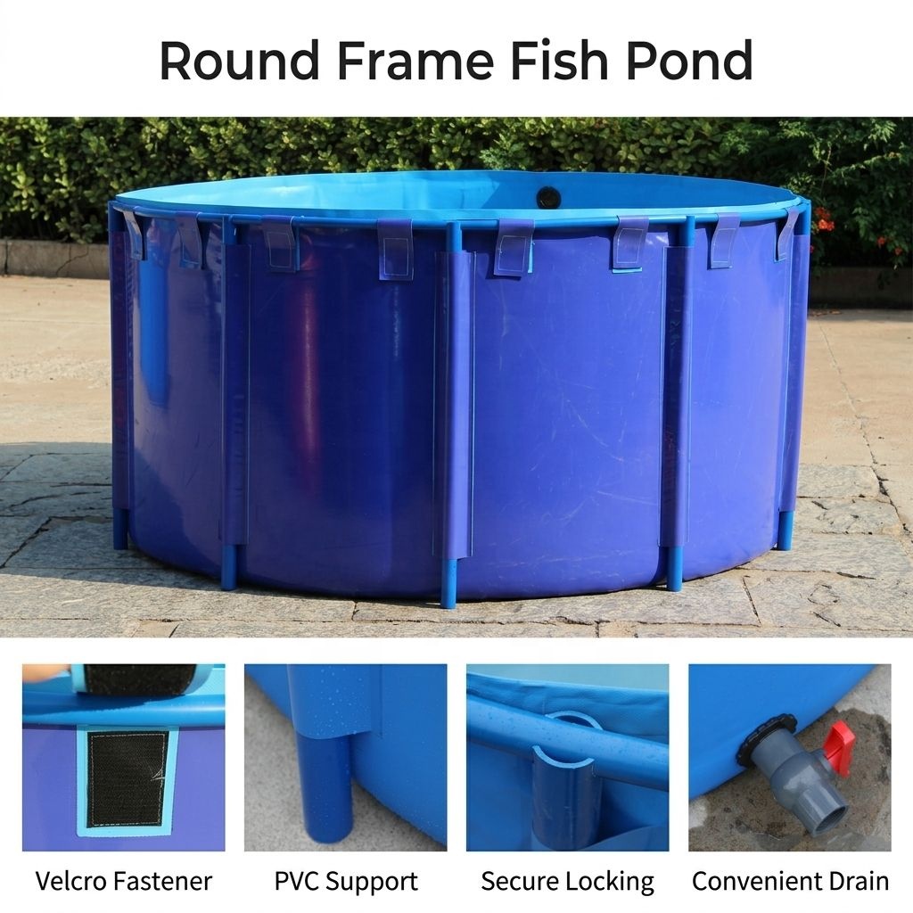 Durable PVC Fish Farming Pond, - Farm Pond Liner recension och pris