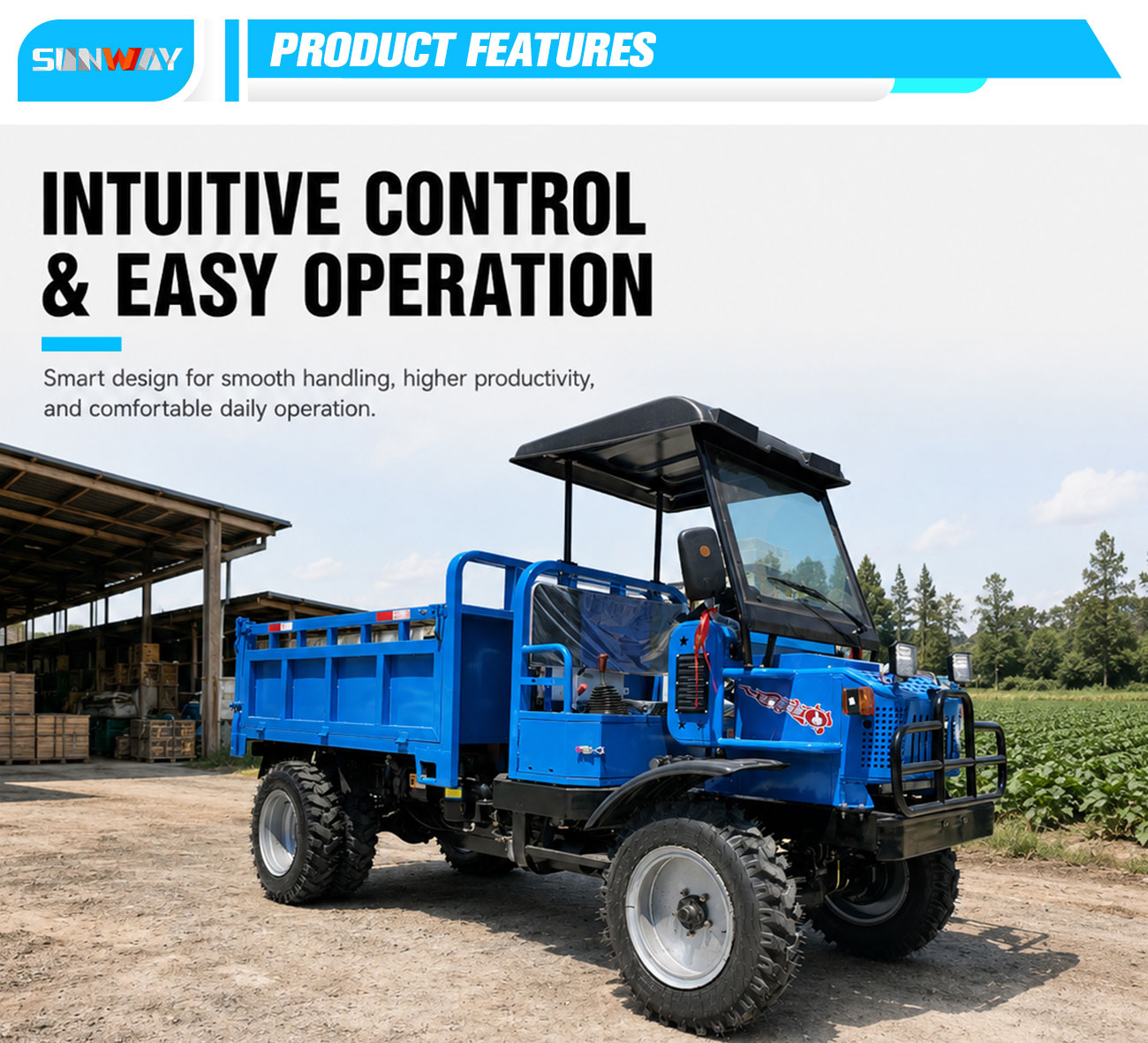Factory Supply 800CC 4WD UTV A - Agriculture Farming Vehicles recension och pris