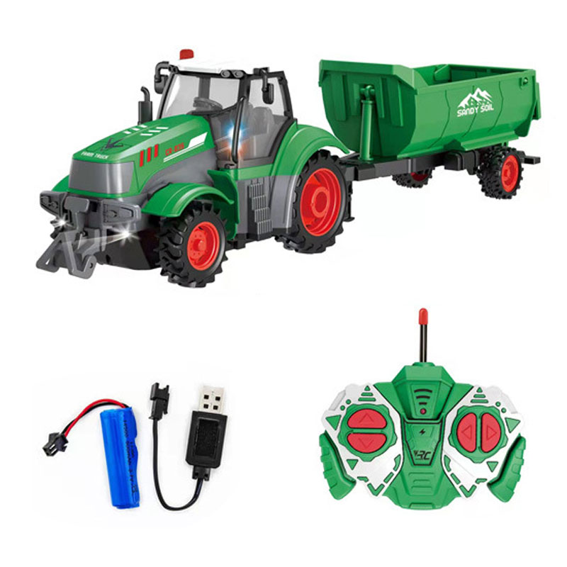 1:24 RC Car 27MHZ Radio Remote - Agriculture Farming For Kids recension och pris