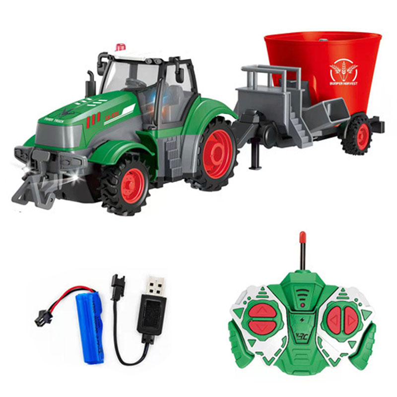 1:24 RC Car 27MHZ Radio Remote - Agriculture Farming For Kids recension och pris