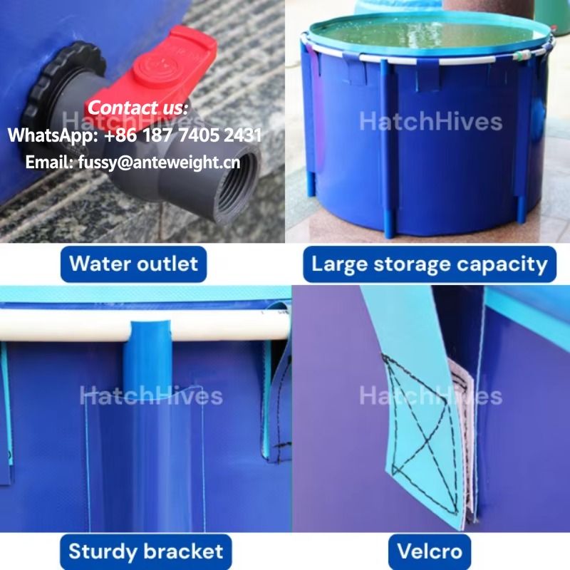2026 Foldable Lightweight Aqua - Farm Pond Liner recension och pris